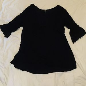 Torrid black swim cover-up